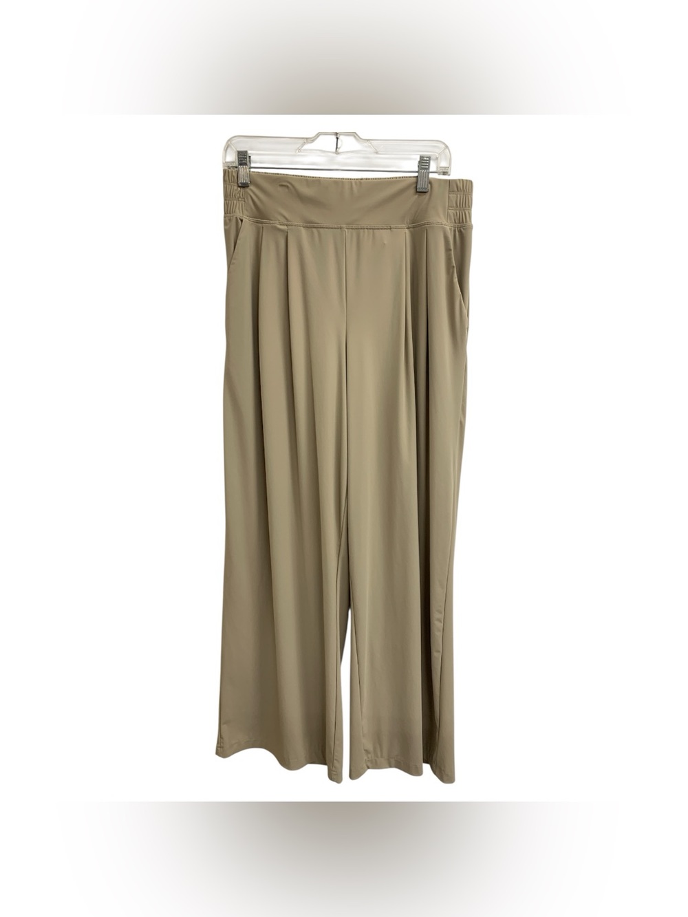 Old Navy Wide-Leg Pull-On Pants in Taupe Size M